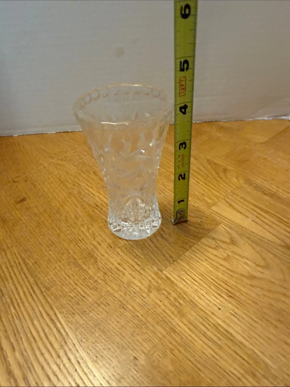 Clear Cut Glass Bud Vase - Home Dining